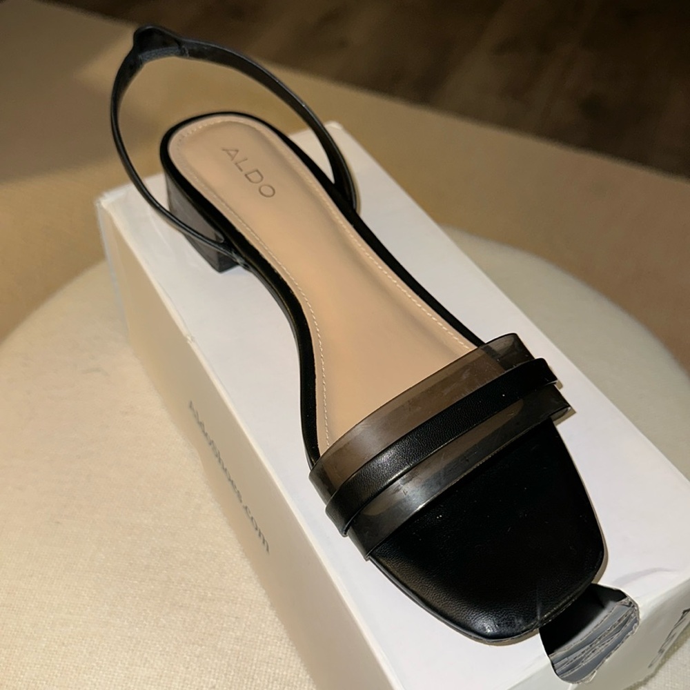 Cute black sandals